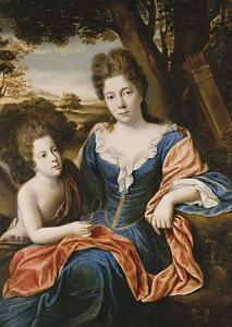 CHAPRON Claude 1600-1700,Portrait of a lady and her child,Christie's GB 2006-04-06