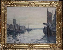 CHAPUY André 1885-1941,Le bassin du Havre,Osenat FR 2021-05-16