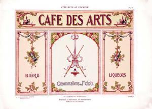 CHARAYRON A. & DURAND LOUIS,Café Des Arts Bière - Liqueurs - Modèles d',Millon & Associés 2018-06-21