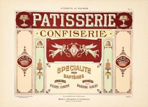CHARAYRON A. & DURAND LOUIS,Patisserie - Confiserie -Modèles d'Ens,1900,Millon & Associés 2018-06-21