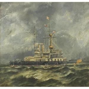 CHARD J.W,HMS Victoria,1896,Eastbourne GB 2016-07-14
