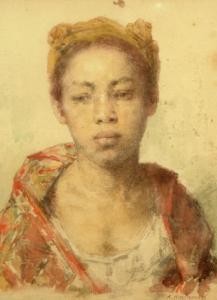 CHARLAMOW Aleksiej Alieksiejewicz 1840-1925,Portrait of a young woman,Rosebery's GB 2008-10-16