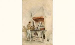 CHARLEMONT Eduard 1848-1906,artisan tunisien,1898,Aguttes FR 2004-10-06
