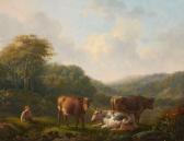 CHARLES Adolphe,Landscape with a Shepherd and Cattle,Lempertz DE 2014-09-24