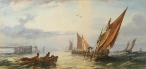 CHARLES W,Shipping in a stiff breeze,1872,David Lay GB 2018-10-25