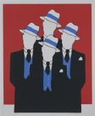 CHARLESWORTH Veronica 1952,Four Faceless Figures wearing Suits an,20th century,Tooveys Auction 2020-01-22