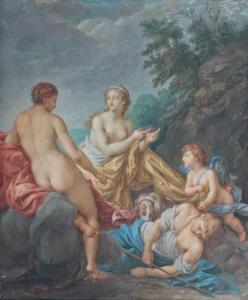 CHARLIER Jacques 1720-1790,Le Sommeil d'Endymion,Ferri FR 2013-12-04