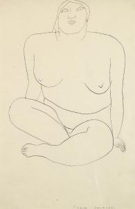 CHARLOT Jean 1898-1979,Study of a Nude Woman,Clars Auction Gallery US 2018-06-17