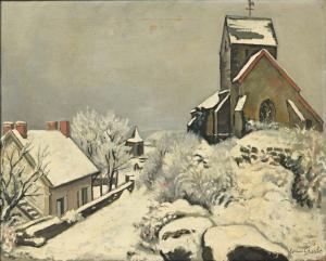 CHARLOT Louis 1878-1951,Paysage d'hiver,Joron-Derem FR 2019-12-13