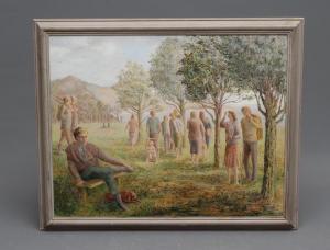 CHARLTON Felicity 1913-2009,Sunday in the Park,1982,Hartleys Auctioneers and Valuers GB 2021-06-16