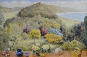 CHARLTON Felicity 1913-2009,View from Porthkerry with the little box,Rogers Jones & Co GB 2018-07-07