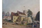 CHARLTON W.F 1830,By a Village Church,Brightwells GB 2015-11-04