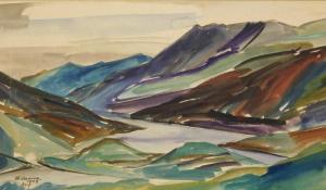 CHAROUX Siegfried 1896-1967,Mountain lake,1939,Golding Young & Mawer GB 2018-05-23