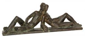 CHAROUX Siegfried,sculpture of two reclining nude figures,Fieldings Auctioneers Limited 2018-11-10