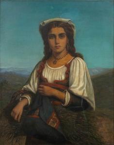 CHARPENTIER Auguste 1813-1860,La giovane spigolatrice,1869,Bertolami Fine Arts IT 2019-12-05