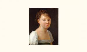 CHARPENTIER Constance M. Blondel 1767-1849,Portrait de jeune fille,1807,Beaussant-Lefèvre 2005-12-02