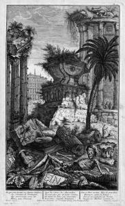 CHARPENTIER François Philippe 1734-1817,Römisches Ruinencapriccio mit dem Tod: "Fi,Galerie Bassenge 2018-11-28
