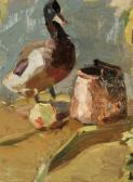 CHARSKI Eugeni Gavrilovitch 1919-1993,Still Life of Duck with Copper Pan,1963,Whyte's IE 2009-12-07