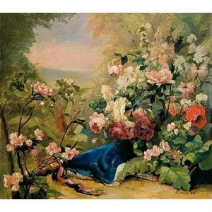CHARTON Édouard 1855,"La rosaleda",1892,Subastas Segre ES 2011-12-13