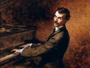 CHARTRAN Theobald,Maestro Arturo Toscanini (1867–1957) at the piano,1902,Palais Dorotheum 2023-05-02