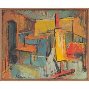 CHASE Doris 1923-2008,Abstract Composition,1970,Treadway US 2011-12-04