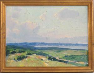 CHASE Frank Swift 1886-1958,View towards Nantucket harbor,CRN Auctions US 2016-06-26