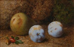 CHASE Marian Emma 1844-1905,Still Life Study of a Pear,Tooveys Auction GB 2009-08-12