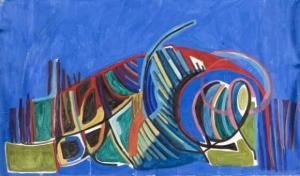 chassagne maurice 1934,Composition abstraite,Damien Leclere FR 2009-11-28
