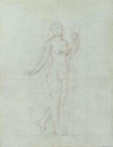 CHASSERIAU Theodore 1819-1856,Female nude,Christie's GB 2004-03-25