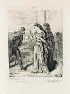 CHASSERIAU Theodore 1819-1856,Othello,1844,Swann Galleries US 2024-04-18