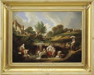 CHASSEVENT Charles 1800-1900,WASH DAY,James D. Julia US 2010-08-25