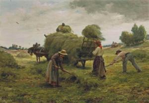 CHATEIGNON Ernest 1863-1910,The haymakers,Christie's GB 2015-09-10