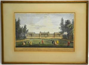CHATELAIN Alfred Joseph 1867,A View of the House from the Parterre in ,Netherhampton Salerooms 2013-07-05