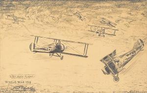 CHATELAIN Paul,The Death Flight, World War,1918,Bonhams GB 2010-11-15