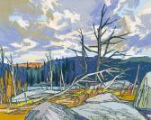 CHATFIELD Thomas Frederickc Haig 1921-1999,Cloudy Day, Parry Sound,Heffel CA 2022-01-27