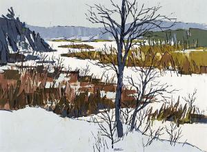 CHATFIELD Thomas Frederickc Haig 1921-1999,The Frozen River,Heffel CA 2024-01-25