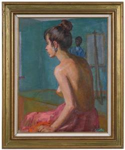 CHATOV Constantin 1904-1993,Artist and Model,Brunk Auctions US 2020-03-28