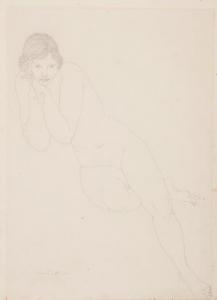 CHATTERIS Vere 1887,2 nude studies,Bloomsbury London GB 2013-07-31