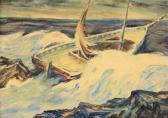 CHATWOOD BARTON SAMUEL 1881-1947,Boat Scene,Morton Subastas MX 2014-06-12