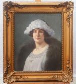 CHAULEUR Joseph Alphonse 1900-1900,Portrait de femme,1930,Osenat FR 2012-03-25