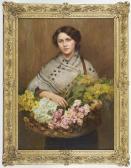 CHAULEUR OZEEL JANE 1879-1965,La marchande de fleurs,1911,Tradart Deauville FR 2019-02-17