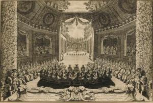 CHAUVEAU François 1613-1676,Darstellung einer Opernaufführung,1675,Wendl DE 2020-03-05