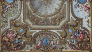 CHAUVEAU René 1663-1722,Etude de plafond,Millon & Associés FR 2014-12-17
