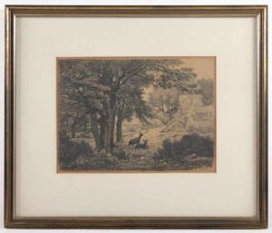 CHAUVEL Theophile Narcisse 1831-1910,Landschaft,1863,Von Zengen DE 2018-03-23