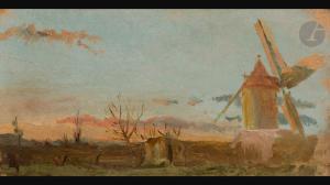 CHAVARD AUGUSTE 1810-1885,Moulin à Nantes,1846,Ader FR 2023-03-17