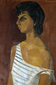 CHAVAZ Albert 1907-1990,Mädchen (Girl),1955,Germann CH 2023-11-28