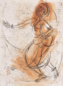 CHAVDA Shiavax 1914-1990,DANCER II,1964,Hargesheimer Kunstauktionen DE 2022-06-09
