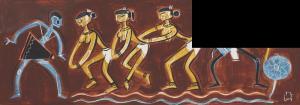 CHAVDA Shiavax 1914-1990,Tribal Dance,1952,Christie's GB 2013-03-20