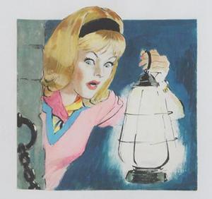 Chazelle Albert 1900-1974,Alice à la lanterne,1963,Massol FR 2016-06-15