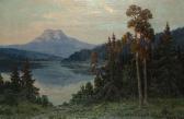 Chechulin V,Landscape with lake, mountains and fir trees.,Bonhams GB 2006-05-23